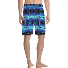 Load image into Gallery viewer, Blue Star Men&#39;s All Over Print Casual Shorts (Model L23) short e-joyer 
