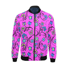 Load image into Gallery viewer, Blue Trio Bubblegum All Over Print Bomber Jacket for Men (Model H19) Jacket e-joyer 
