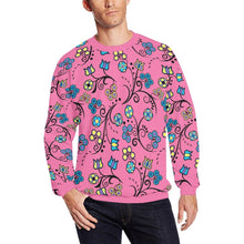 Load image into Gallery viewer, Blue Trio Bubblegum All Over Print Crewneck Sweatshirt for Men (Model H18) shirt e-joyer 
