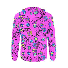 Load image into Gallery viewer, Blue Trio Bubblegum All Over Print Full Zip Hoodie for Men (Model H14) hoodie e-joyer 
