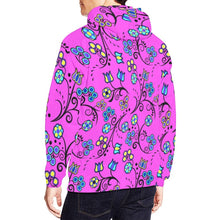 Load image into Gallery viewer, Blue Trio Bubblegum All Over Print Hoodie for Men (USA Size) (Model H13) All Over Print Hoodie for Men (H13) e-joyer 
