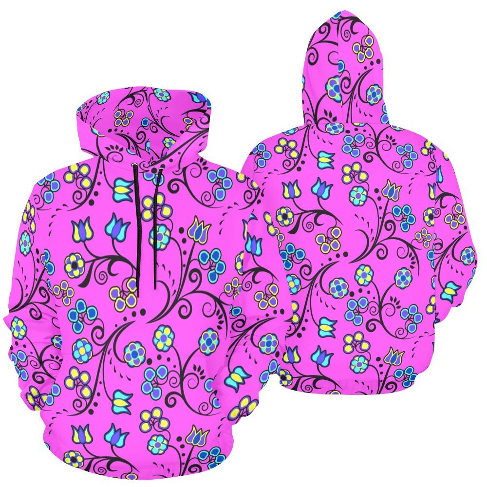 Blue Trio Bubblegum All Over Print Hoodie for Men (USA Size) (Model H13) All Over Print Hoodie for Men (H13) e-joyer 