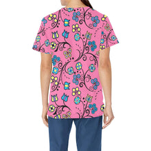 Load image into Gallery viewer, Blue Trio Bubblegum All Over Print Scrub Top Scrub Top e-joyer 
