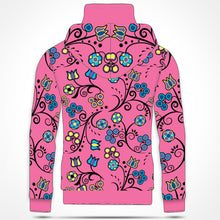 Load image into Gallery viewer, Blue Trio Bubblegum Hoodie with Face Cover 49 Dzine 
