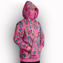 Load image into Gallery viewer, Blue Trio Bubblegum Hoodie with Face Cover 49 Dzine 
