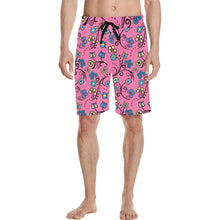 Load image into Gallery viewer, Blue Trio Bubblegum Men&#39;s All Over Print Casual Shorts (Model L23) short e-joyer 
