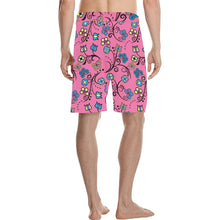 Load image into Gallery viewer, Blue Trio Bubblegum Men&#39;s All Over Print Casual Shorts (Model L23) short e-joyer 
