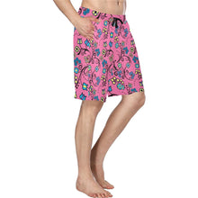 Load image into Gallery viewer, Blue Trio Bubblegum Men&#39;s All Over Print Casual Shorts (Model L23) short e-joyer 
