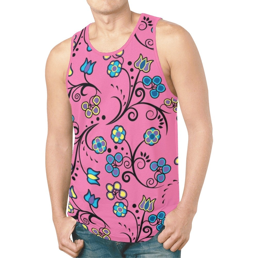 Blue Trio Bubblegum New All Over Print Tank Top for Men (Model T46) New All Over Print Tank Top for Men (T46) e-joyer 