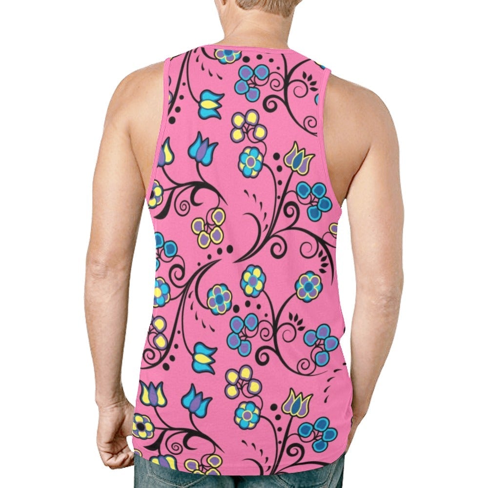 Blue Trio Bubblegum New All Over Print Tank Top for Men (Model T46) New All Over Print Tank Top for Men (T46) e-joyer 