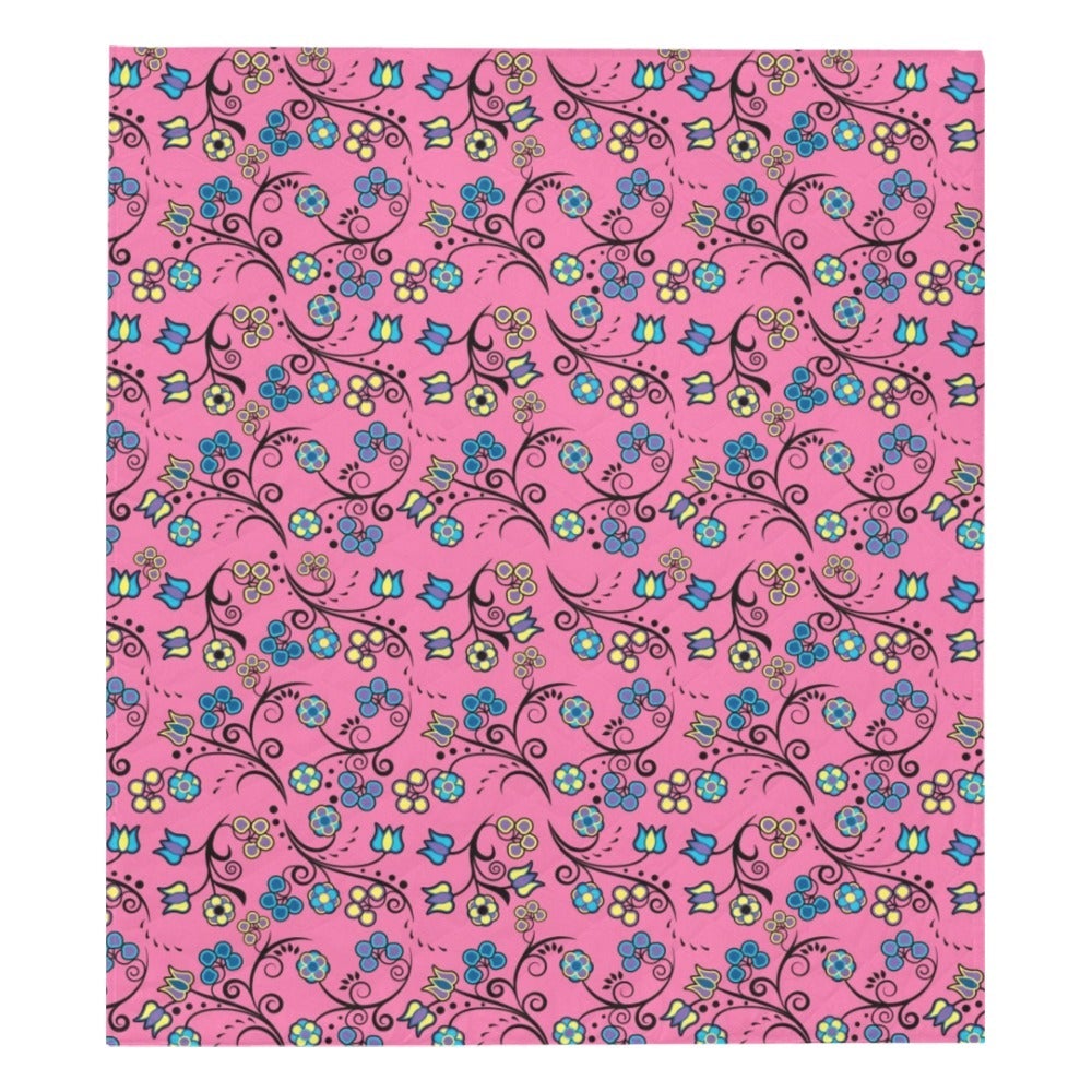 Blue Trio Bubblegum Quilt 70"x80" Quilt 70"x80" e-joyer 