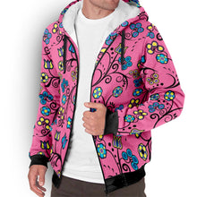 Load image into Gallery viewer, Blue Trio Bubblegum Sherpa Hoodie hoodie Herman 
