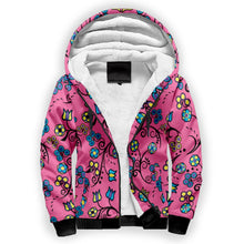 Load image into Gallery viewer, Blue Trio Bubblegum Sherpa Hoodie hoodie Herman 
