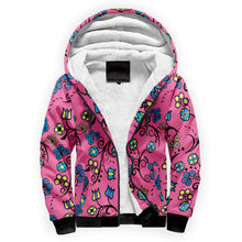 Load image into Gallery viewer, Blue Trio Bubblegum Sherpa Hoodie hoodie Herman 
