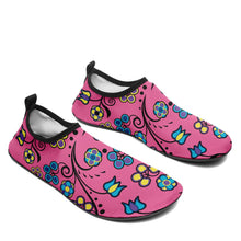 Load image into Gallery viewer, Blue Trio Bubblegum Sockamoccs Slip On Shoes Herman 
