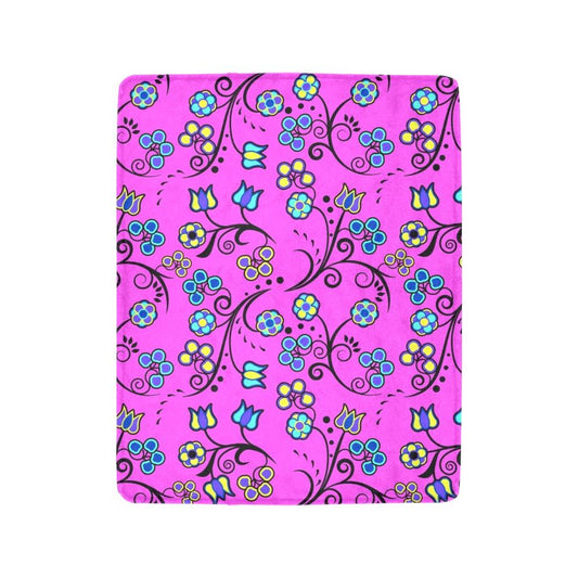 Blue Trio Bubblegum Ultra-Soft Micro Fleece Blanket 40"x50" blanket e-joyer 