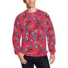 Load image into Gallery viewer, Blue Trio Cardinal All Over Print Crewneck Sweatshirt for Men (Model H18) shirt e-joyer 
