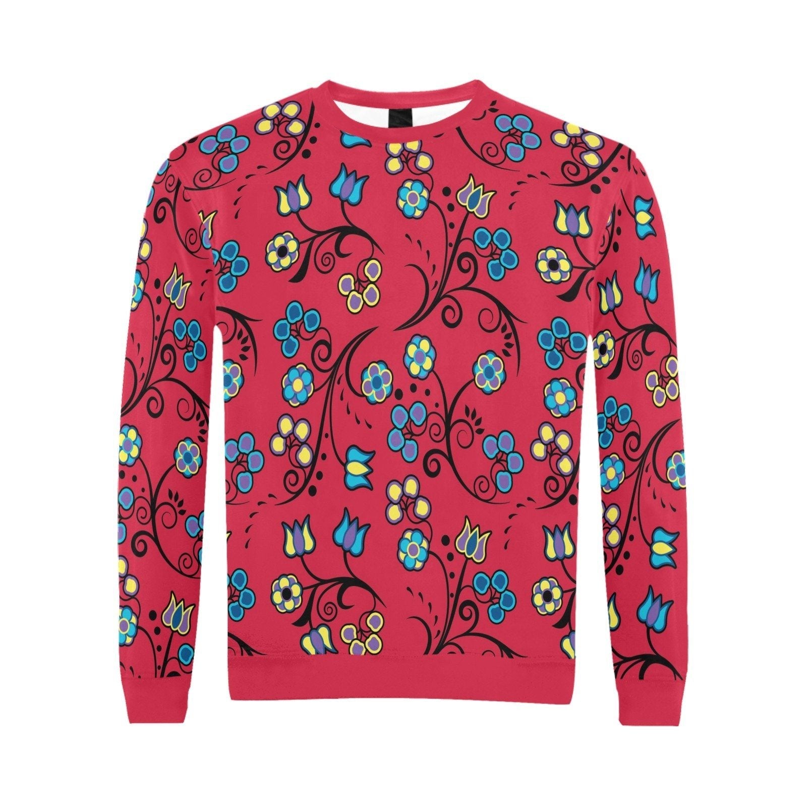 Blue Trio Cardinal All Over Print Crewneck Sweatshirt for Men (Model H18) shirt e-joyer 