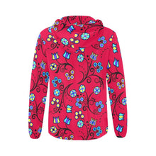 Load image into Gallery viewer, Blue Trio Cardinal All Over Print Full Zip Hoodie for Women (Model H14) hoodie e-joyer 
