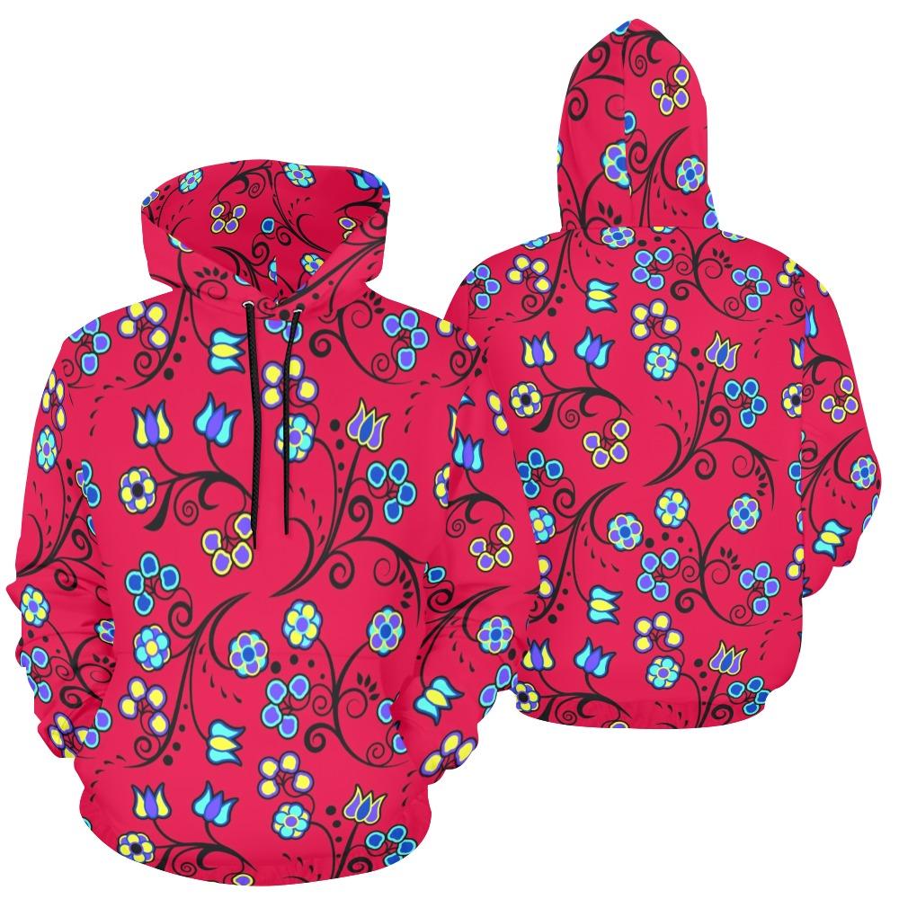 Blue Trio Cardinal All Over Print Hoodie for Men (USA Size) (Model H13) All Over Print Hoodie for Men (H13) e-joyer 