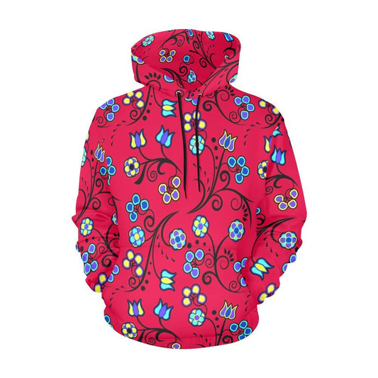 Blue Trio Cardinal All Over Print Hoodie for Men (USA Size) (Model H13) All Over Print Hoodie for Men (H13) e-joyer 