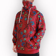 Load image into Gallery viewer, Blue Trio Cardinal Hoodie with Face Cover 49 Dzine 
