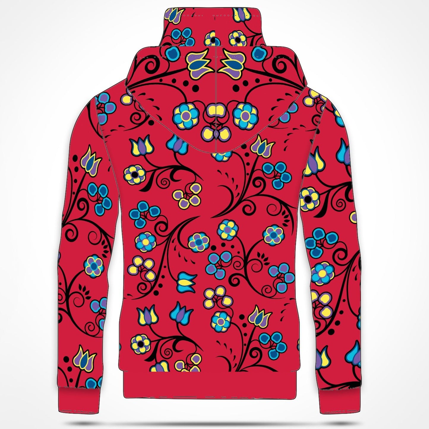 Blue Trio Cardinal Hoodie with Face Cover 49 Dzine 