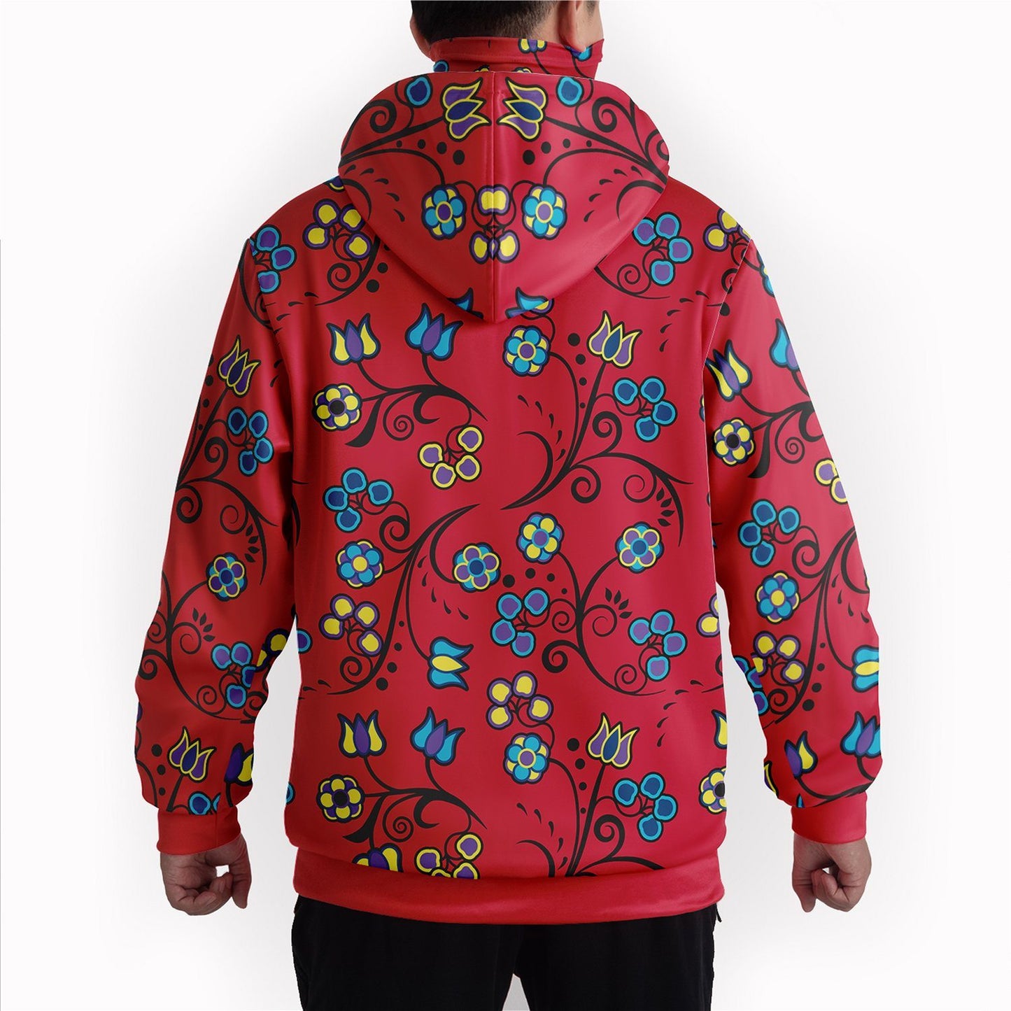 Blue Trio Cardinal Hoodie with Face Cover 49 Dzine 