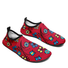 Load image into Gallery viewer, Blue Trio Cardinal Kid&#39;s Sockamoccs Slip On Shoes Herman 
