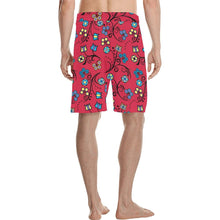 Load image into Gallery viewer, Blue Trio Cardinal Men&#39;s All Over Print Casual Shorts (Model L23) short e-joyer 
