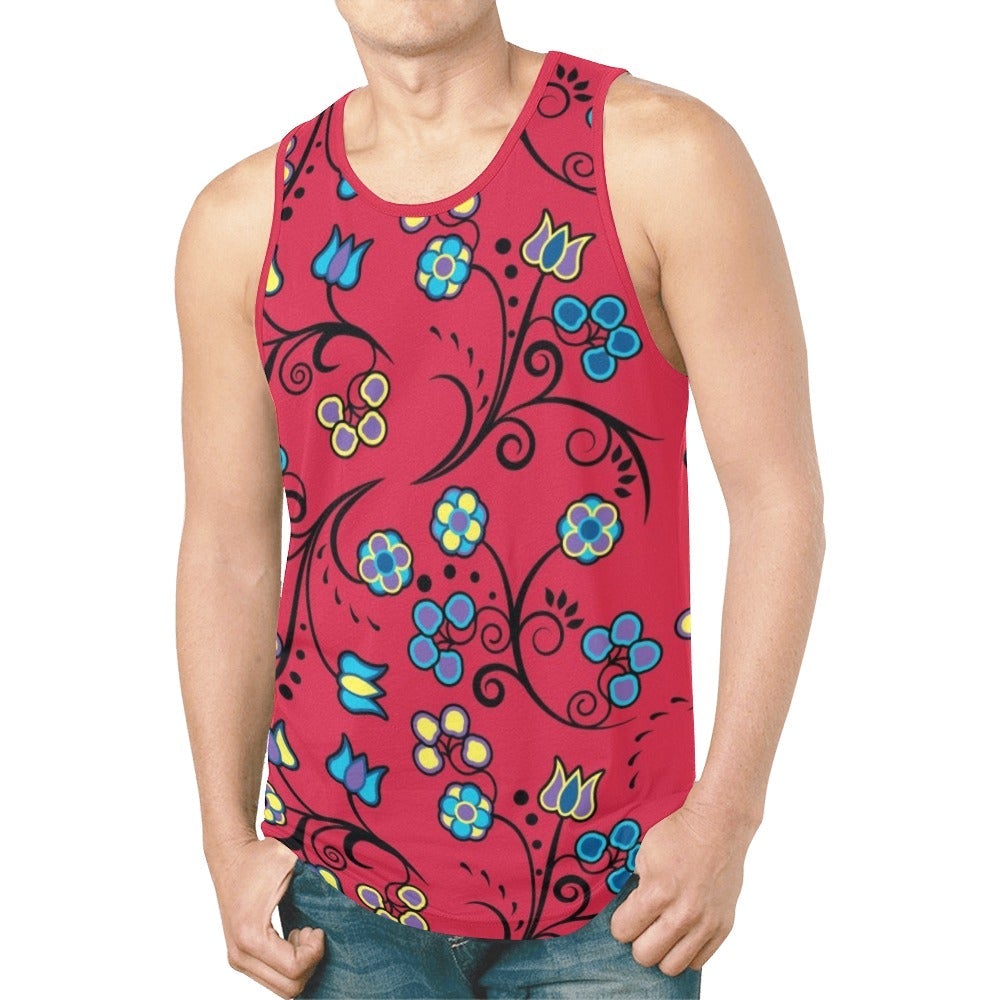 Blue Trio Cardinal New All Over Print Tank Top for Men (Model T46) New All Over Print Tank Top for Men (T46) e-joyer 