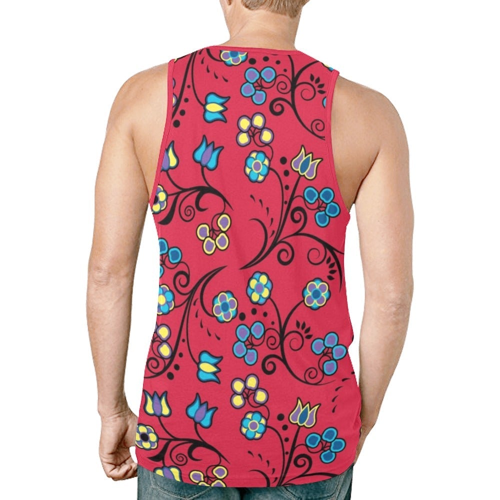 Blue Trio Cardinal New All Over Print Tank Top for Men (Model T46) New All Over Print Tank Top for Men (T46) e-joyer 