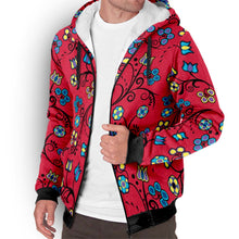 Load image into Gallery viewer, Blue Trio Cardinal Sherpa Hoodie hoodie Herman 
