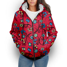 Load image into Gallery viewer, Blue Trio Cardinal Sherpa Hoodie hoodie Herman 
