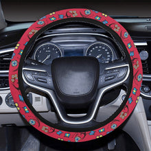 Load image into Gallery viewer, Blue Trio Cardinal Steering Wheel Cover with Elastic Edge Steering Wheel Cover with Elastic Edge e-joyer 
