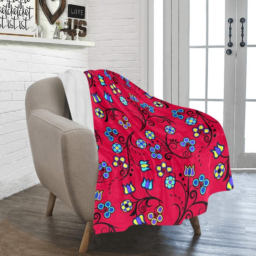 Blue Trio Cardinal Ultra-Soft Micro Fleece Blanket 40"x50" blanket e-joyer 