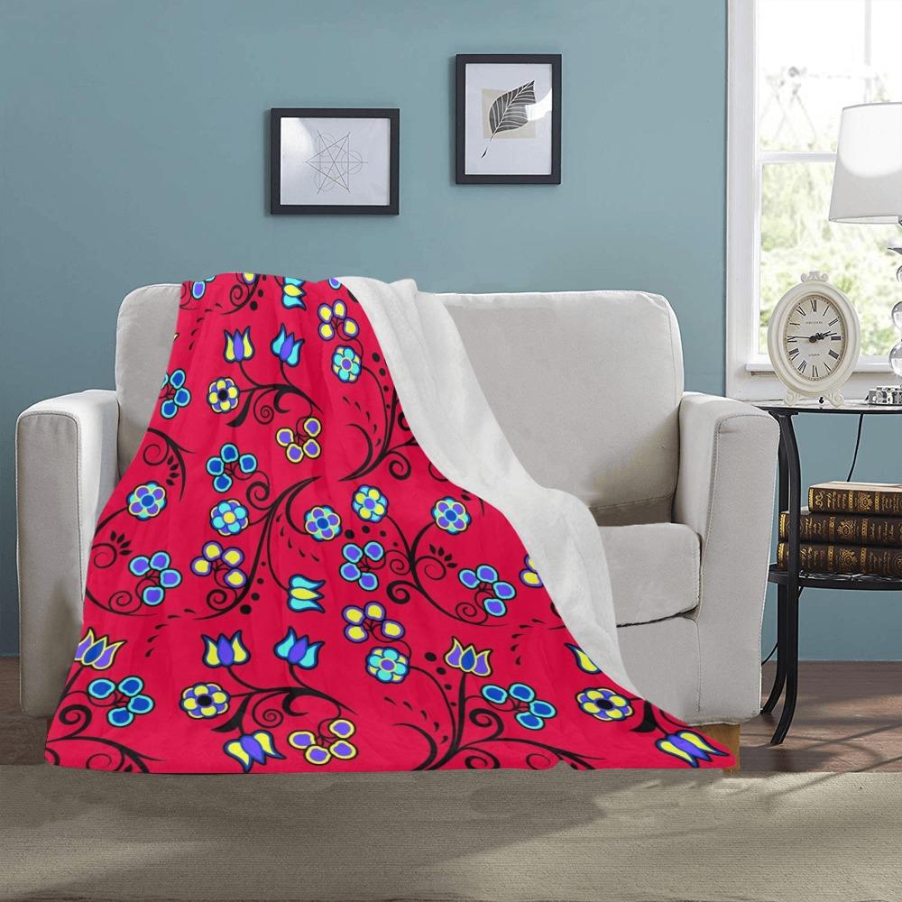 Blue Trio Cardinal Ultra-Soft Micro Fleece Blanket 40"x50" blanket e-joyer 