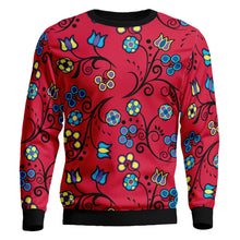 Load image into Gallery viewer, Blue Trio Cardinal Unisex Crewneck Long Sleeve Top 49 Dzine 
