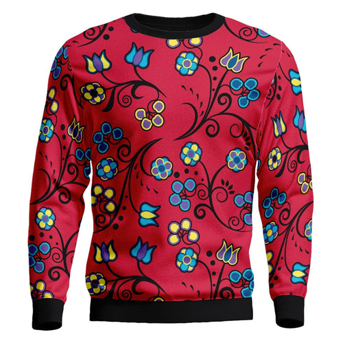 Blue Trio Cardinal Unisex Crewneck Long Sleeve Top 49 Dzine 