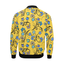 Load image into Gallery viewer, Blue Trio Tuscan All Over Print Bomber Jacket for Men (Model H19) Jacket e-joyer 
