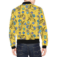 Load image into Gallery viewer, Blue Trio Tuscan All Over Print Bomber Jacket for Men (Model H19) Jacket e-joyer 
