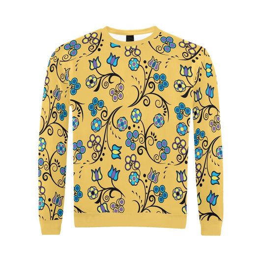 Blue Trio Tuscan All Over Print Crewneck Sweatshirt for Men (Model H18) shirt e-joyer 