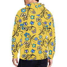 Load image into Gallery viewer, Blue Trio Tuscan All Over Print Full Zip Hoodie for Men (Model H14) hoodie e-joyer 
