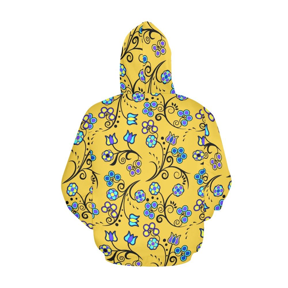 Blue Trio Tuscan All Over Print Hoodie for Women (USA Size) (Model H13) All Over Print Hoodie for Women (H13) e-joyer 