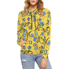 Load image into Gallery viewer, Blue Trio Tuscan All Over Print Hoodie for Women (USA Size) (Model H13) All Over Print Hoodie for Women (H13) e-joyer 
