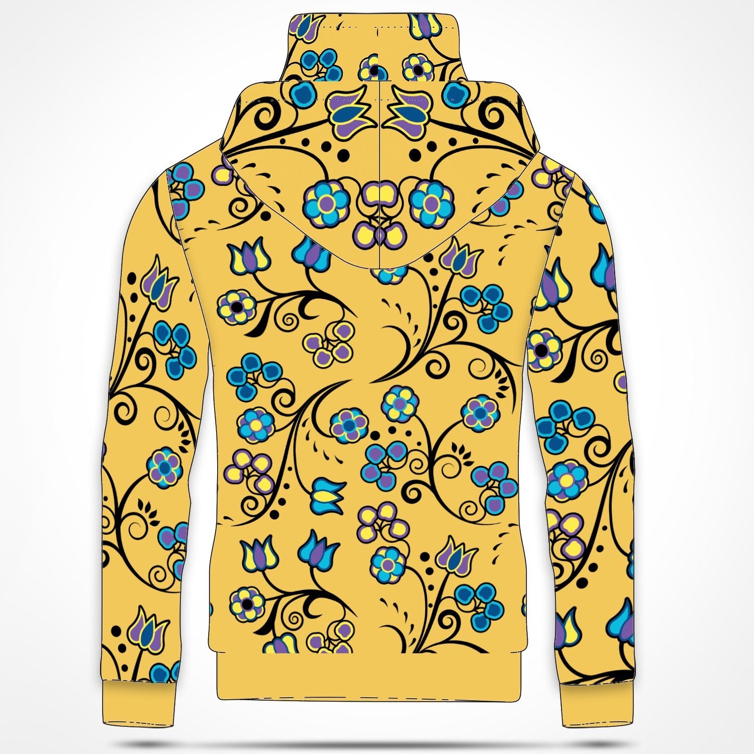 Blue Trio Tuscan Hoodie with Face Cover 49 Dzine 