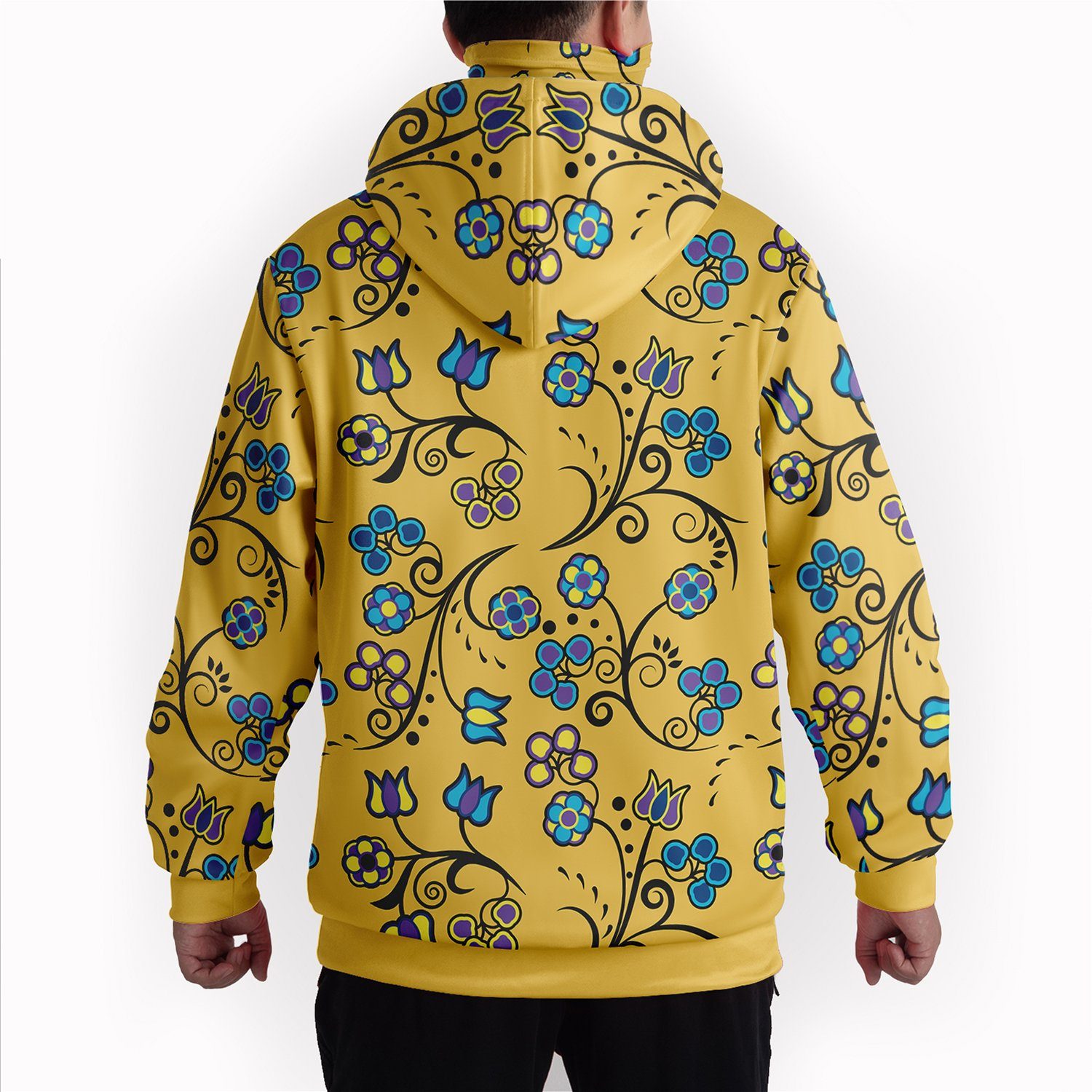 Blue Trio Tuscan Hoodie with Face Cover 49 Dzine 