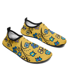 Load image into Gallery viewer, Blue Trio Tuscan Kid&#39;s Sockamoccs Slip On Shoes Herman 
