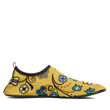 Load image into Gallery viewer, Blue Trio Tuscan Kid&#39;s Sockamoccs Slip On Shoes Herman 
