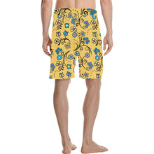 Load image into Gallery viewer, Blue Trio Tuscan Men&#39;s All Over Print Casual Shorts (Model L23) short e-joyer 
